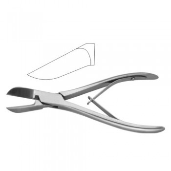 Liston Bone Cutting Forcep Curved Stainless Steel, 22 cm - 8 3/4"